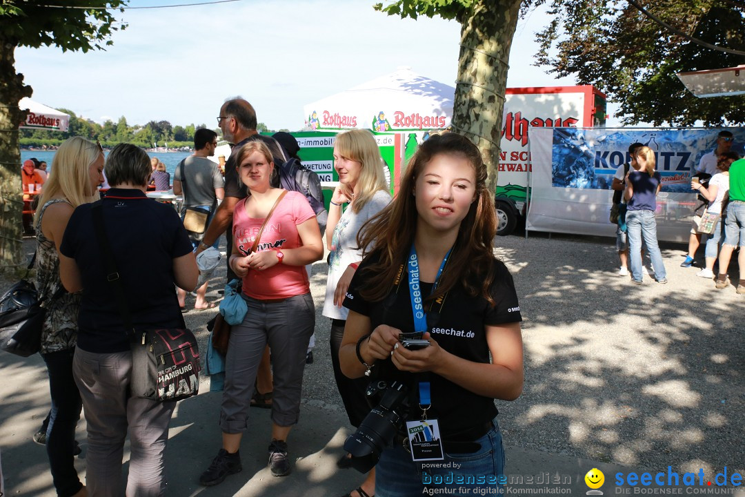 Konstanzer Seenachtfest mit Feuerwerk: Konstanz am Bodensee, 09.08.2014