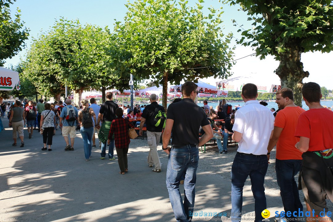 Konstanzer Seenachtfest mit Feuerwerk: Konstanz am Bodensee, 09.08.2014