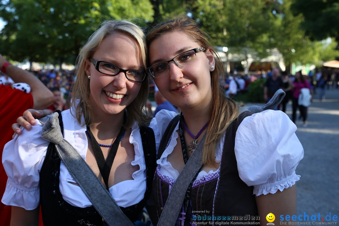 Konstanzer Seenachtfest mit Feuerwerk: Konstanz am Bodensee, 09.08.2014