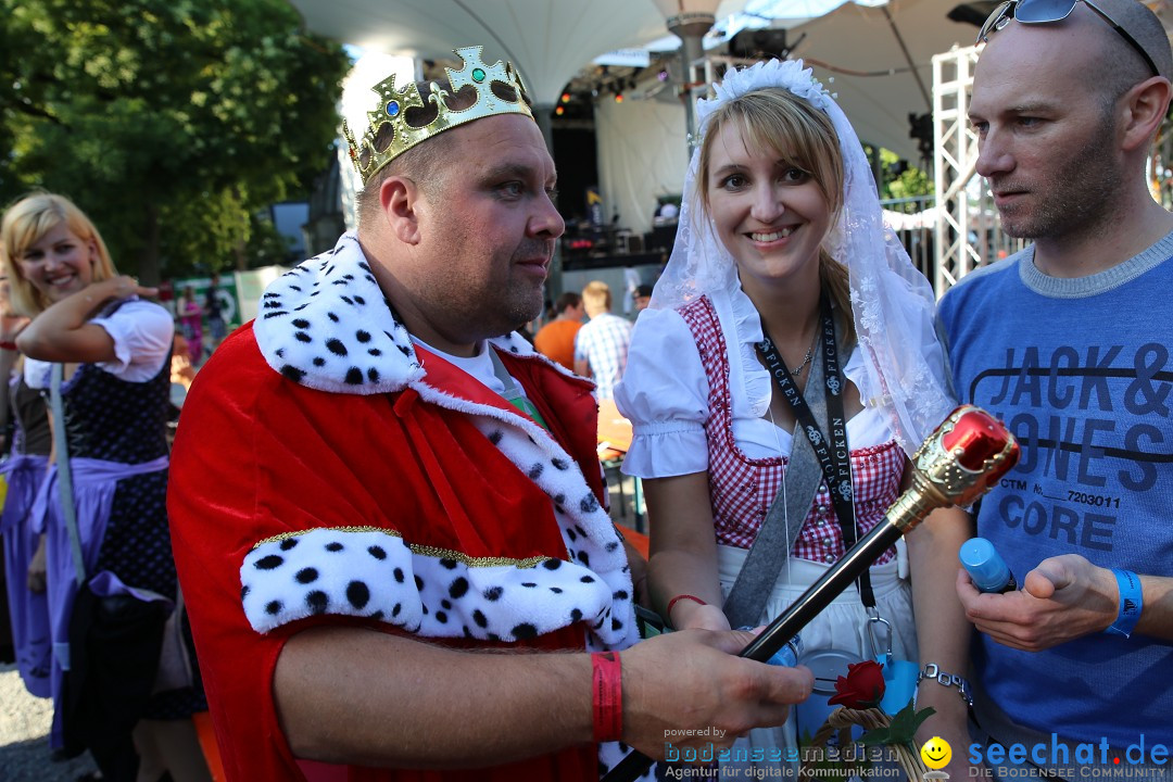 Konstanzer Seenachtfest mit Feuerwerk: Konstanz am Bodensee, 09.08.2014