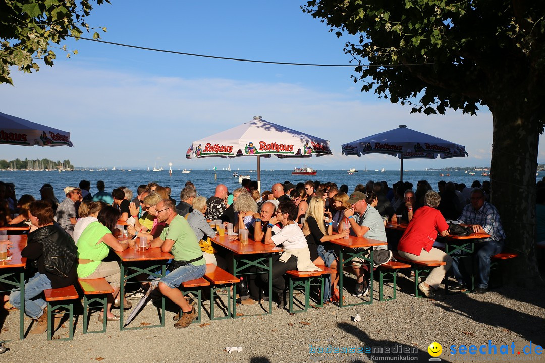 Konstanzer Seenachtfest mit Feuerwerk: Konstanz am Bodensee, 09.08.2014