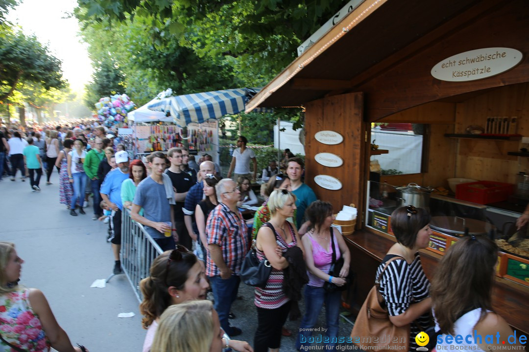 Konstanzer Seenachtfest mit Feuerwerk: Konstanz am Bodensee, 09.08.2014