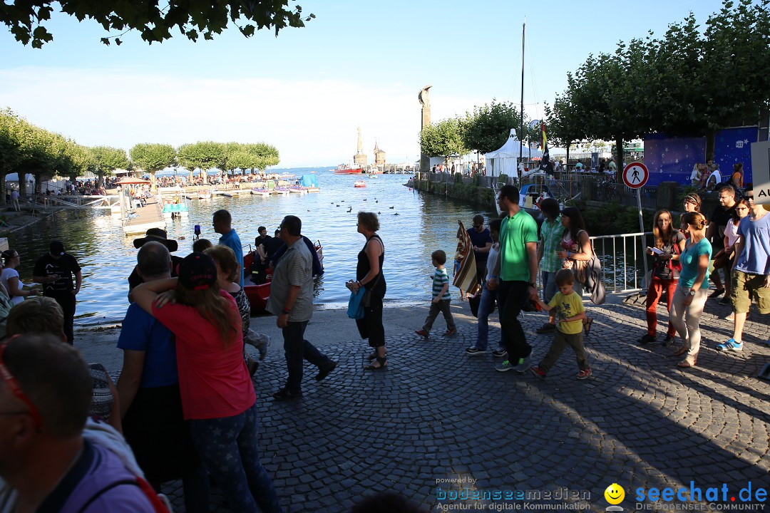 Konstanzer Seenachtfest mit Feuerwerk: Konstanz am Bodensee, 09.08.2014