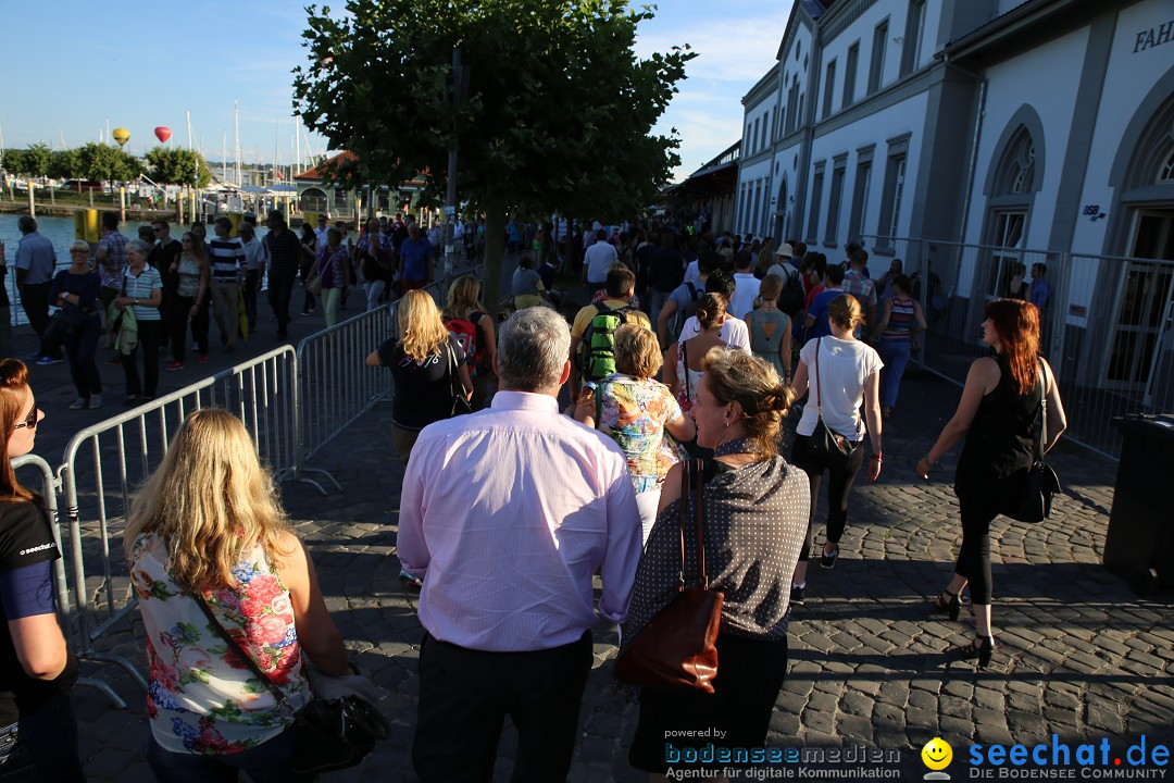 Konstanzer Seenachtfest mit Feuerwerk: Konstanz am Bodensee, 09.08.2014