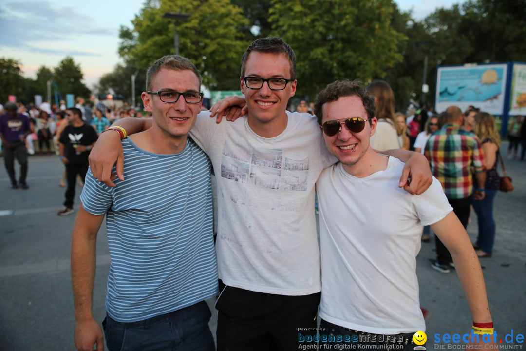 Konstanzer Seenachtfest mit Feuerwerk: Konstanz am Bodensee, 09.08.2014