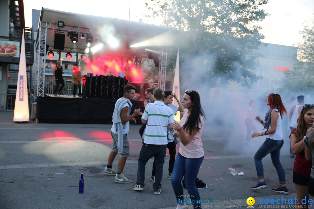 Konstanzer Seenachtfest mit Feuerwerk: Konstanz am Bodensee, 09.08.2014