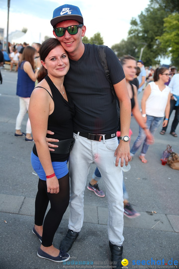 Konstanzer Seenachtfest mit Feuerwerk: Konstanz am Bodensee, 09.08.2014