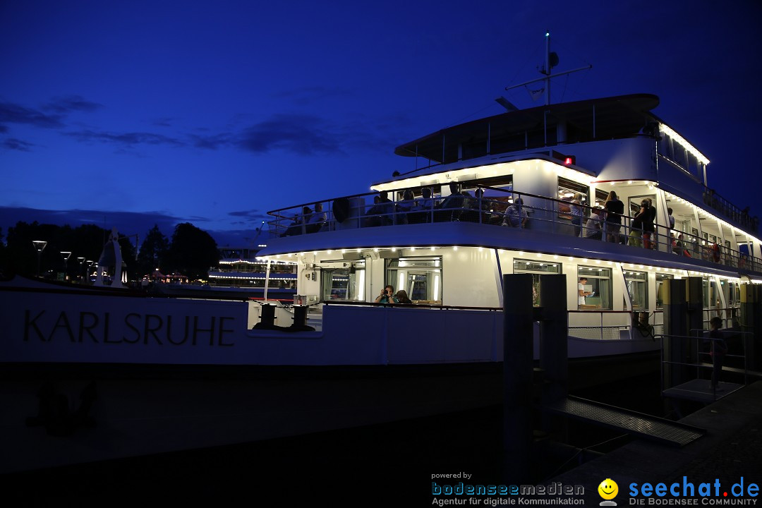 Konstanzer Seenachtfest mit Feuerwerk: Konstanz am Bodensee, 09.08.2014