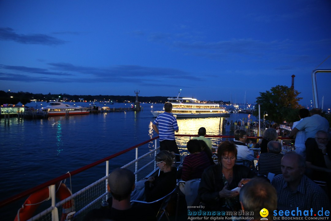 Konstanzer Seenachtfest mit Feuerwerk: Konstanz am Bodensee, 09.08.2014