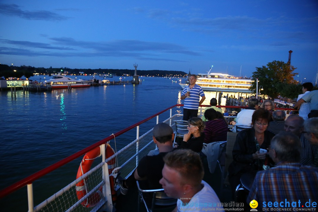 Konstanzer Seenachtfest mit Feuerwerk: Konstanz am Bodensee, 09.08.2014