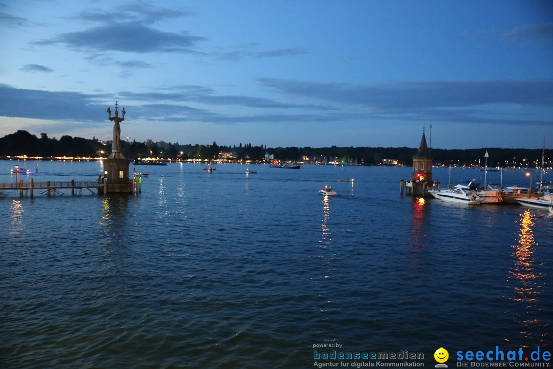 Konstanzer Seenachtfest mit Feuerwerk: Konstanz am Bodensee, 09.08.2014