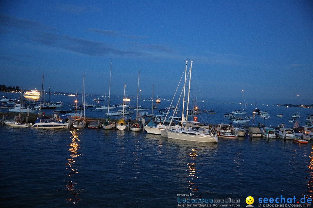 Konstanzer Seenachtfest mit Feuerwerk: Konstanz am Bodensee, 09.08.2014