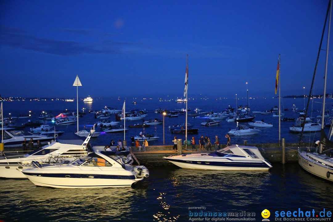 Konstanzer Seenachtfest mit Feuerwerk: Konstanz am Bodensee, 09.08.2014