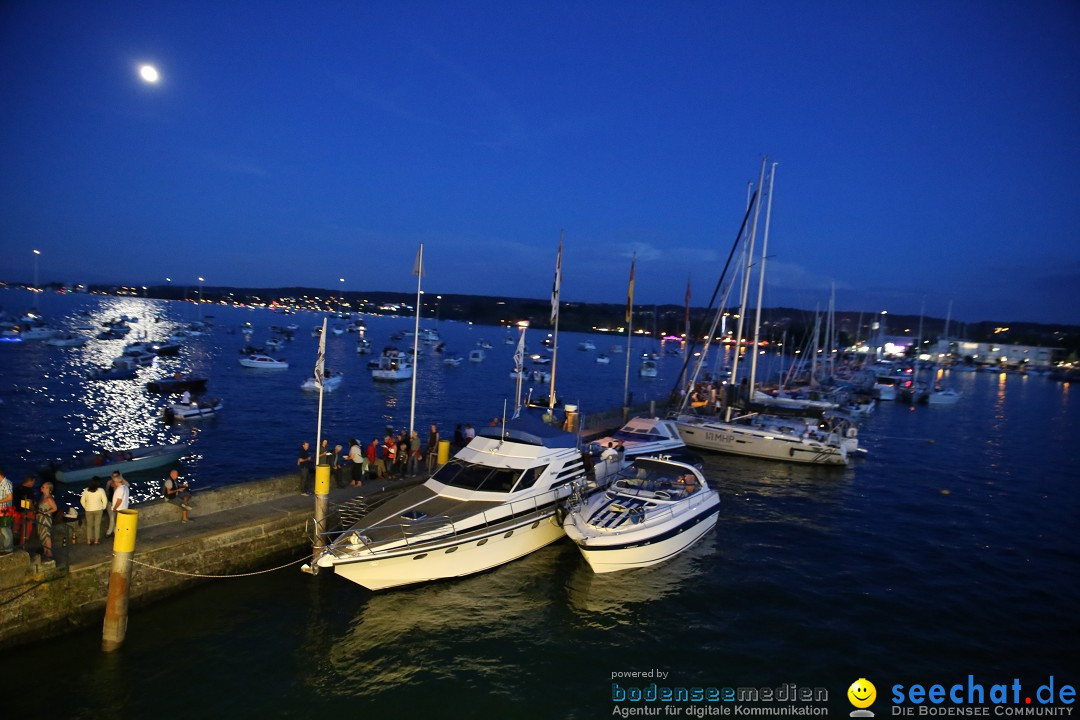 Konstanzer Seenachtfest mit Feuerwerk: Konstanz am Bodensee, 09.08.2014