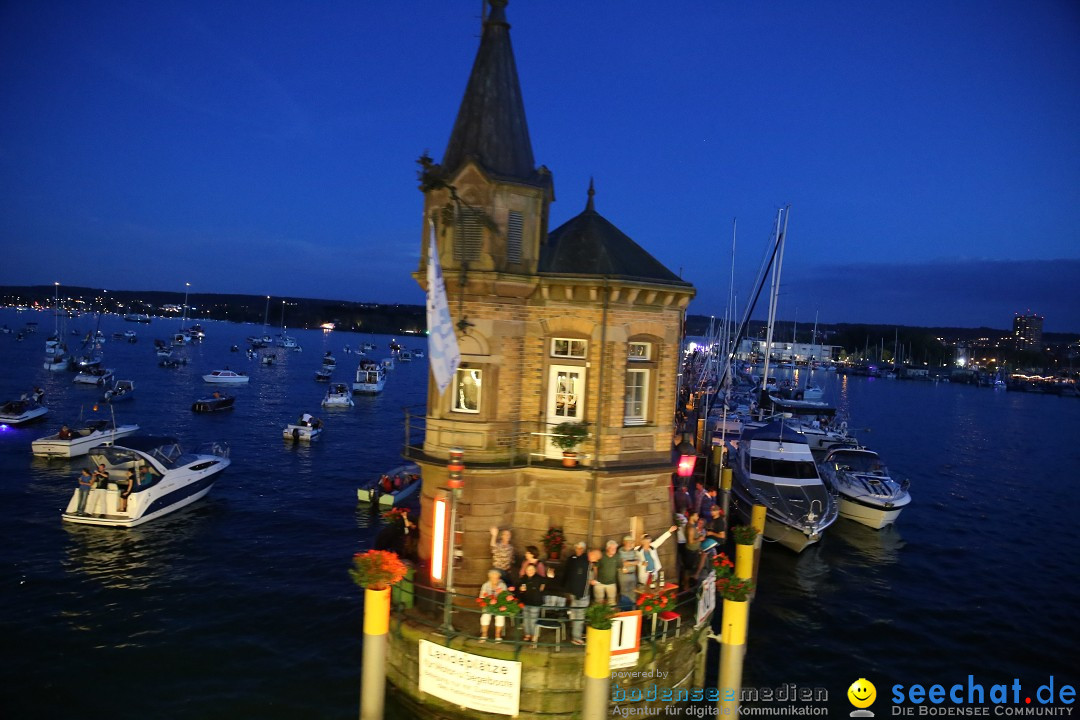 Konstanzer Seenachtfest mit Feuerwerk: Konstanz am Bodensee, 09.08.2014