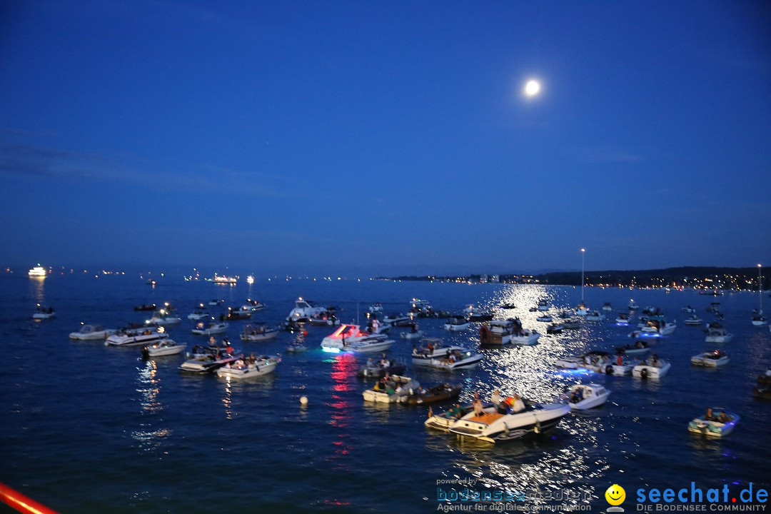 Konstanzer Seenachtfest mit Feuerwerk: Konstanz am Bodensee, 09.08.2014