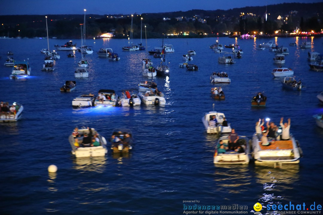 Konstanzer Seenachtfest mit Feuerwerk: Konstanz am Bodensee, 09.08.2014