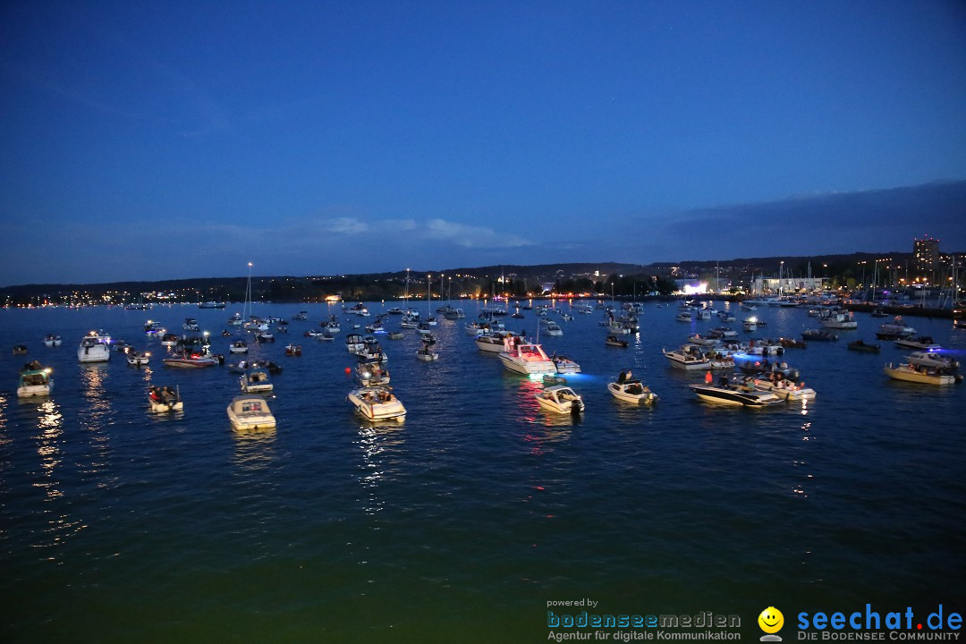 Konstanzer Seenachtfest mit Feuerwerk: Konstanz am Bodensee, 09.08.2014