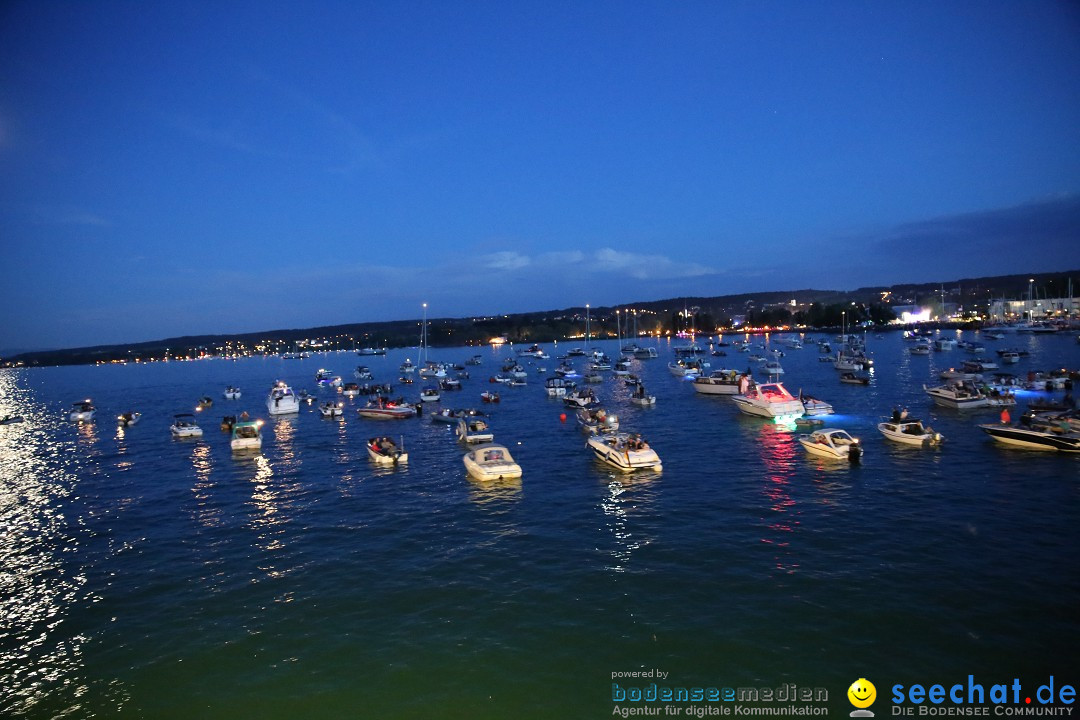 Konstanzer Seenachtfest mit Feuerwerk: Konstanz am Bodensee, 09.08.2014