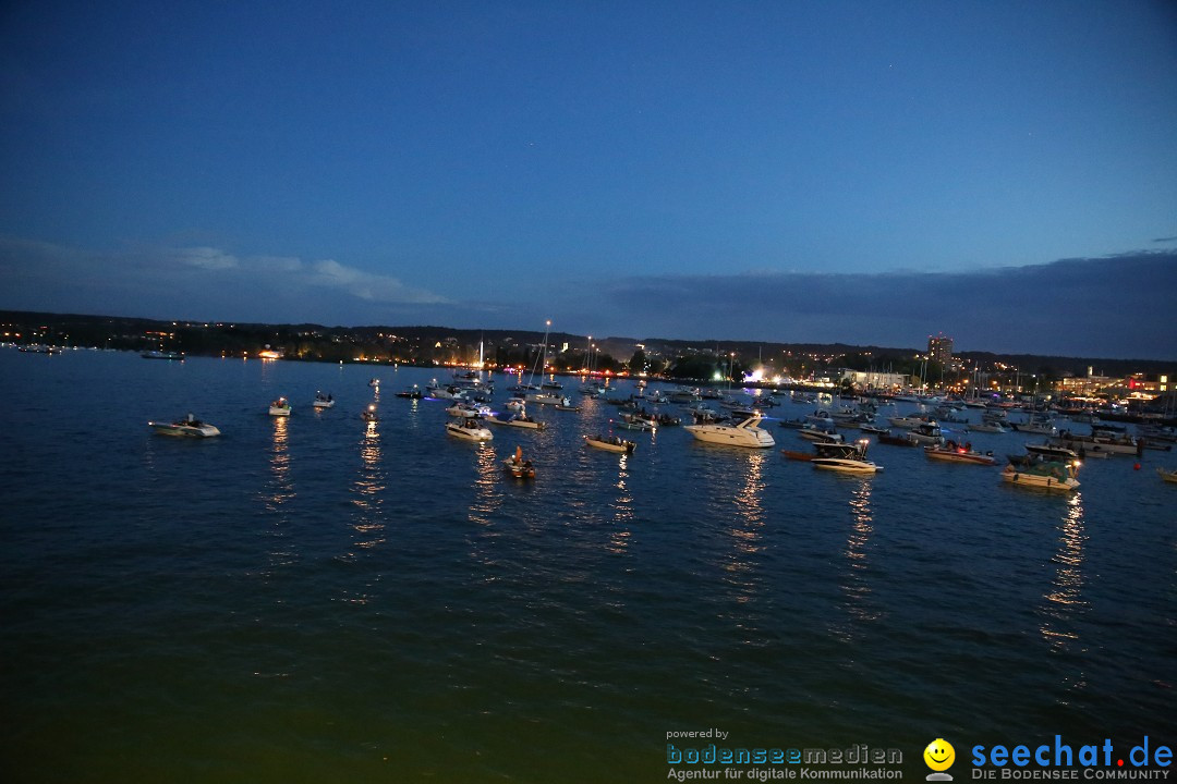 Konstanzer Seenachtfest mit Feuerwerk: Konstanz am Bodensee, 09.08.2014