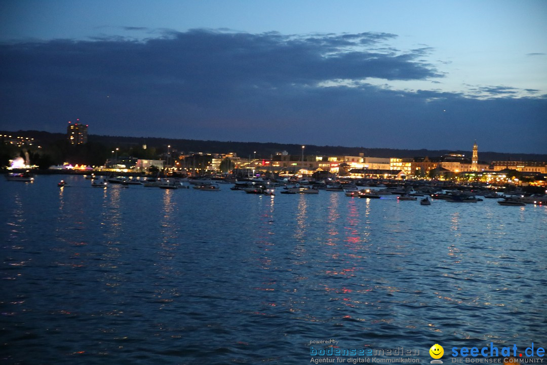 Konstanzer Seenachtfest mit Feuerwerk: Konstanz am Bodensee, 09.08.2014