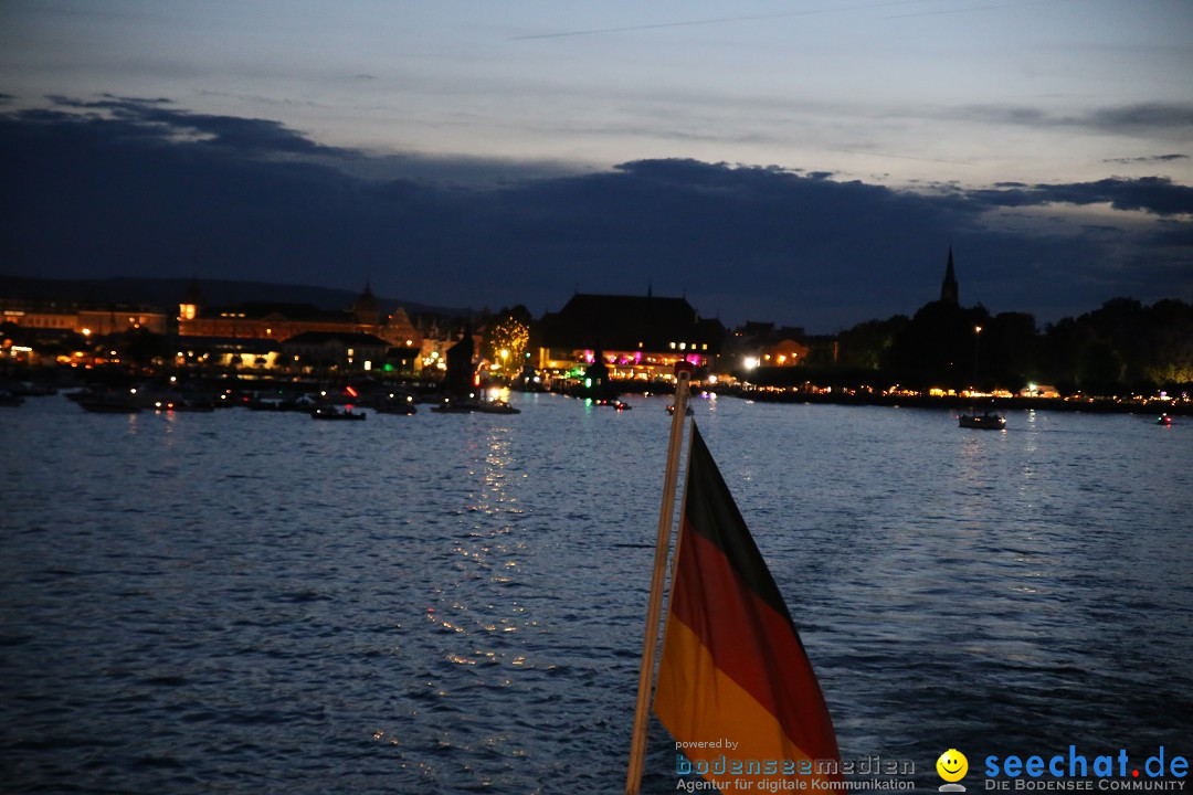 Konstanzer Seenachtfest mit Feuerwerk: Konstanz am Bodensee, 09.08.2014