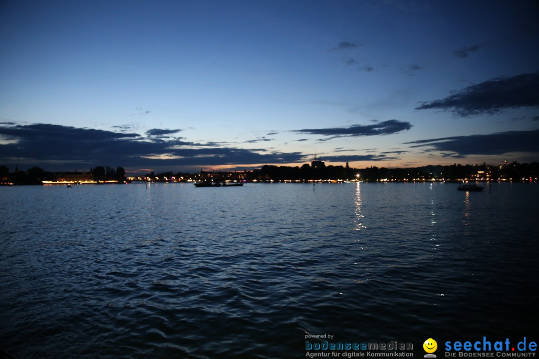 Konstanzer Seenachtfest mit Feuerwerk: Konstanz am Bodensee, 09.08.2014