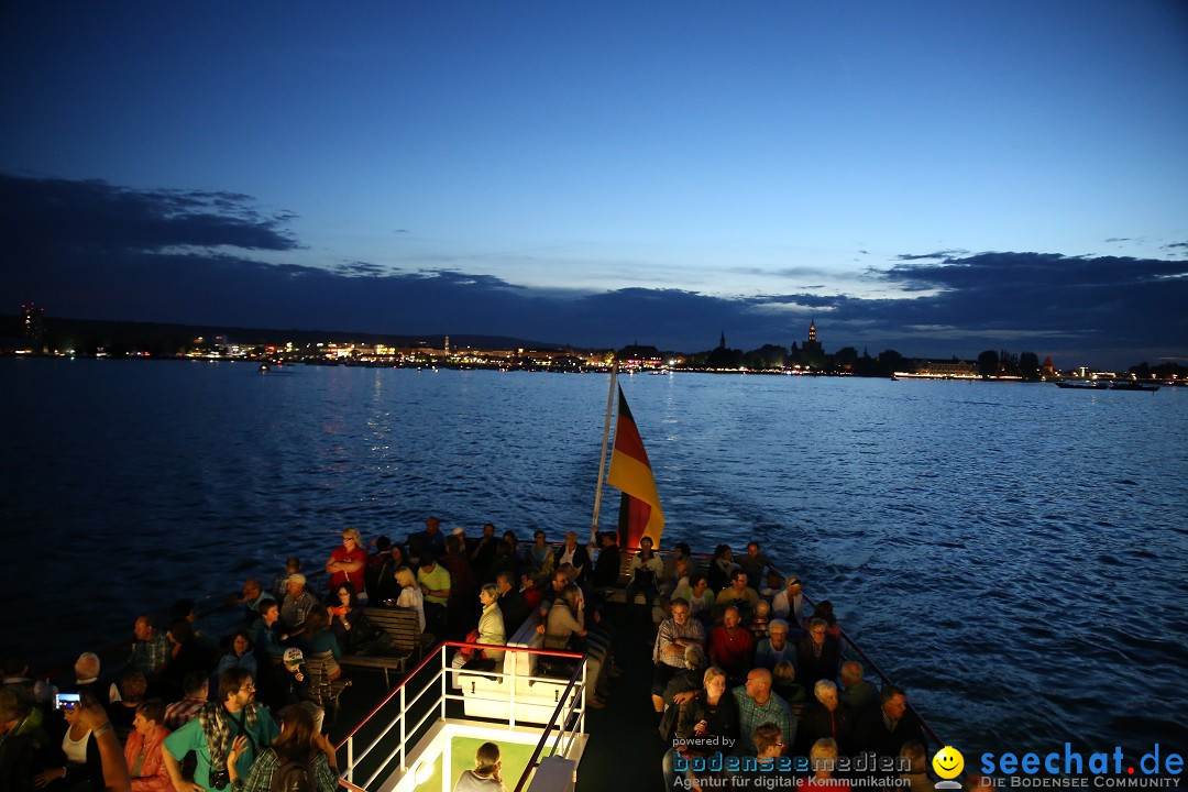 Konstanzer Seenachtfest mit Feuerwerk: Konstanz am Bodensee, 09.08.2014