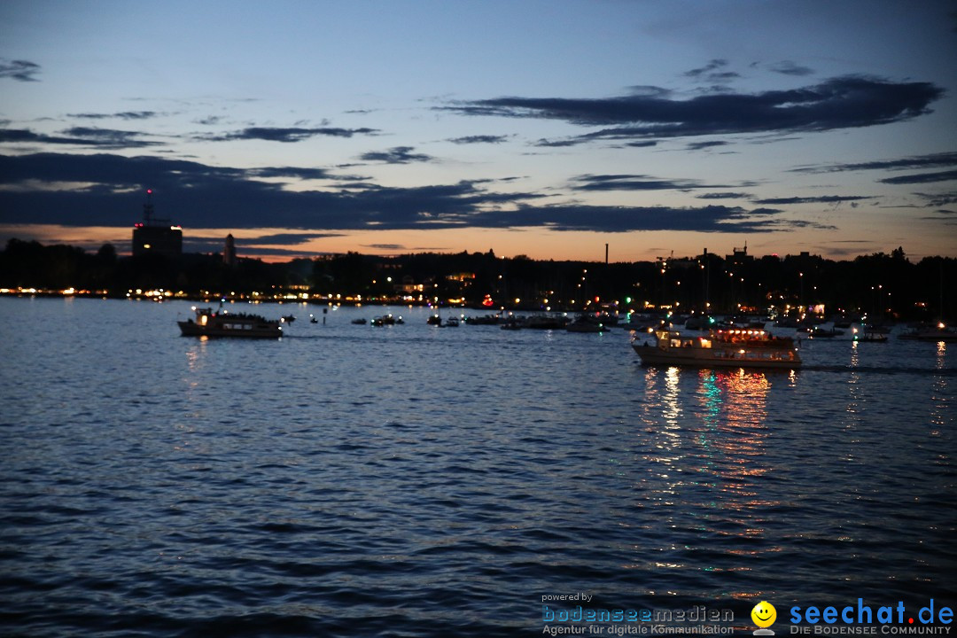 Konstanzer Seenachtfest mit Feuerwerk: Konstanz am Bodensee, 09.08.2014