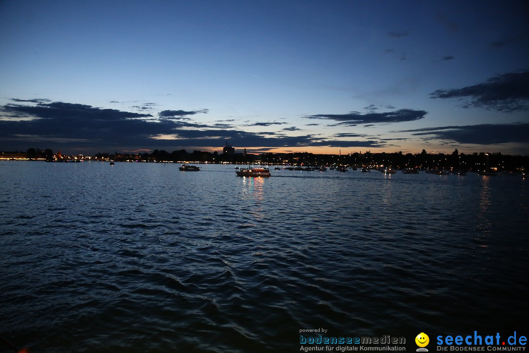 Konstanzer Seenachtfest mit Feuerwerk: Konstanz am Bodensee, 09.08.2014