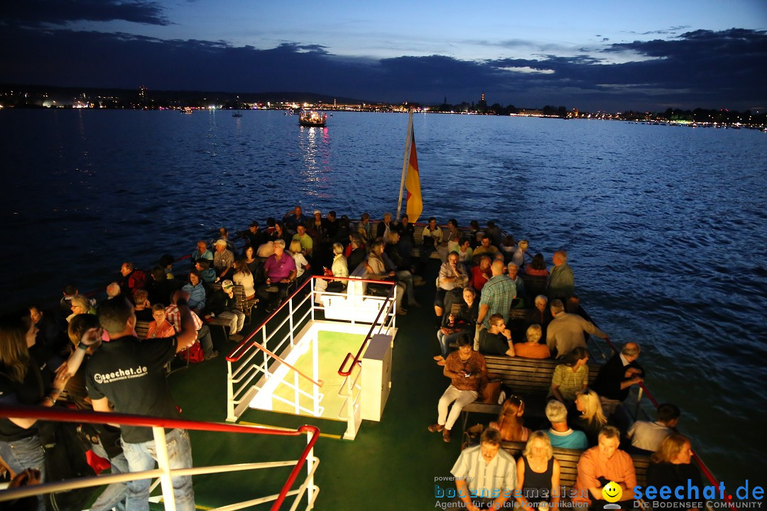 Konstanzer Seenachtfest mit Feuerwerk: Konstanz am Bodensee, 09.08.2014