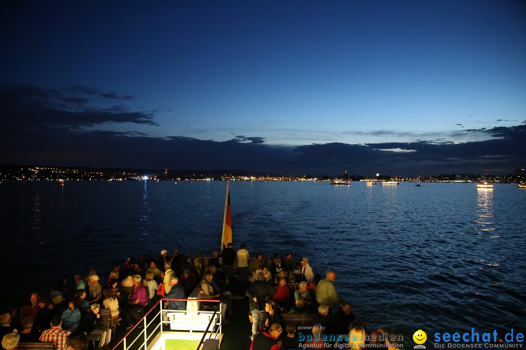 Konstanzer Seenachtfest mit Feuerwerk: Konstanz am Bodensee, 09.08.2014