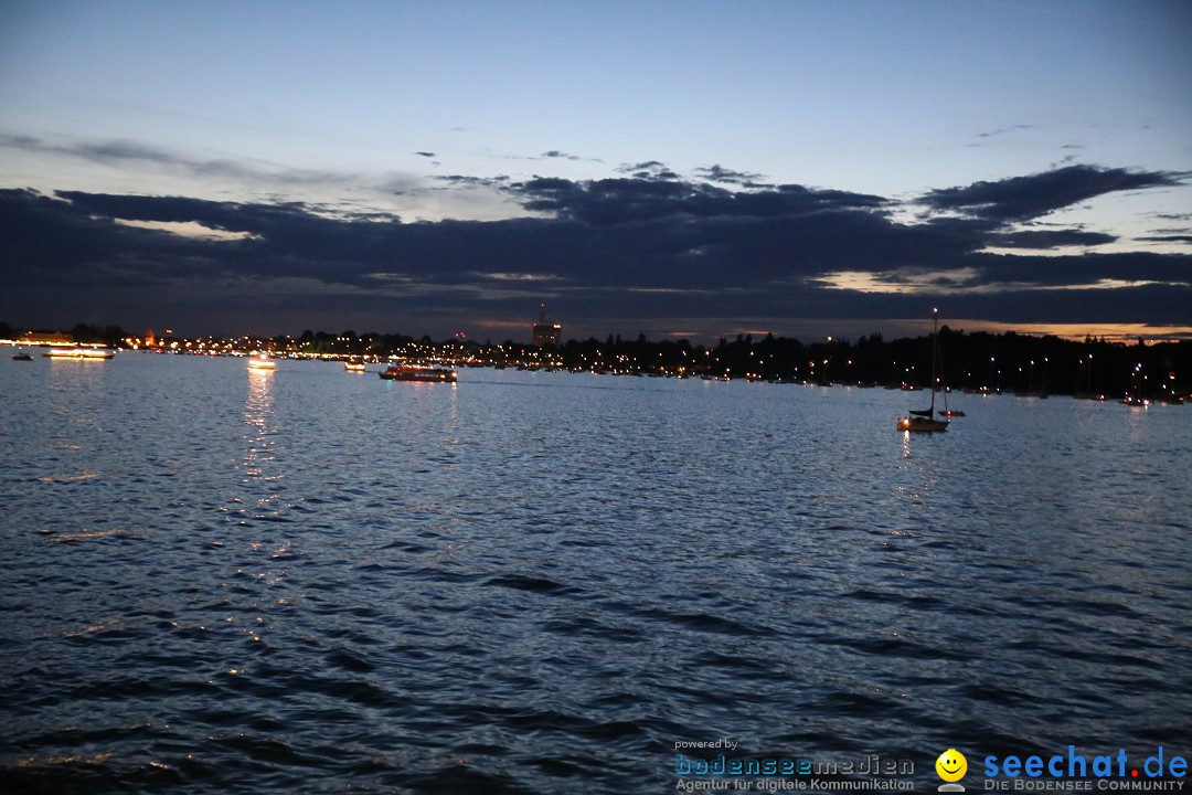 Konstanzer Seenachtfest mit Feuerwerk: Konstanz am Bodensee, 09.08.2014