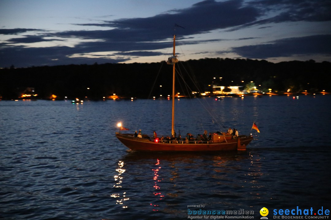 Konstanzer Seenachtfest mit Feuerwerk: Konstanz am Bodensee, 09.08.2014