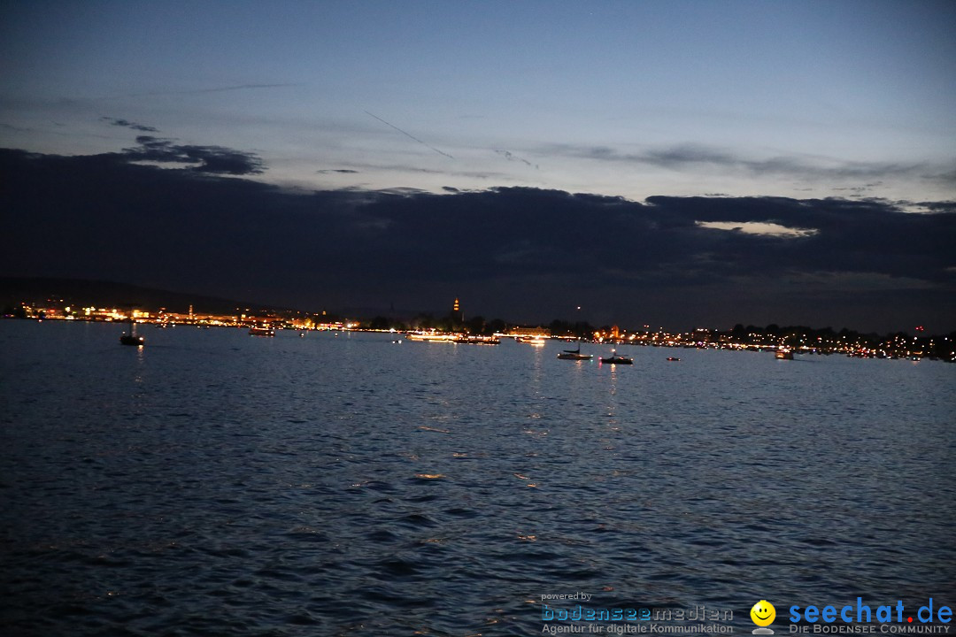 Konstanzer Seenachtfest mit Feuerwerk: Konstanz am Bodensee, 09.08.2014