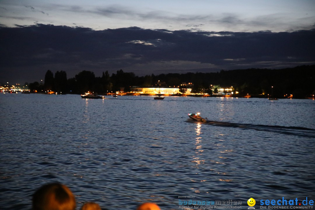 Konstanzer Seenachtfest mit Feuerwerk: Konstanz am Bodensee, 09.08.2014