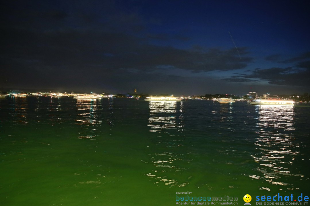 Konstanzer Seenachtfest mit Feuerwerk: Konstanz am Bodensee, 09.08.2014