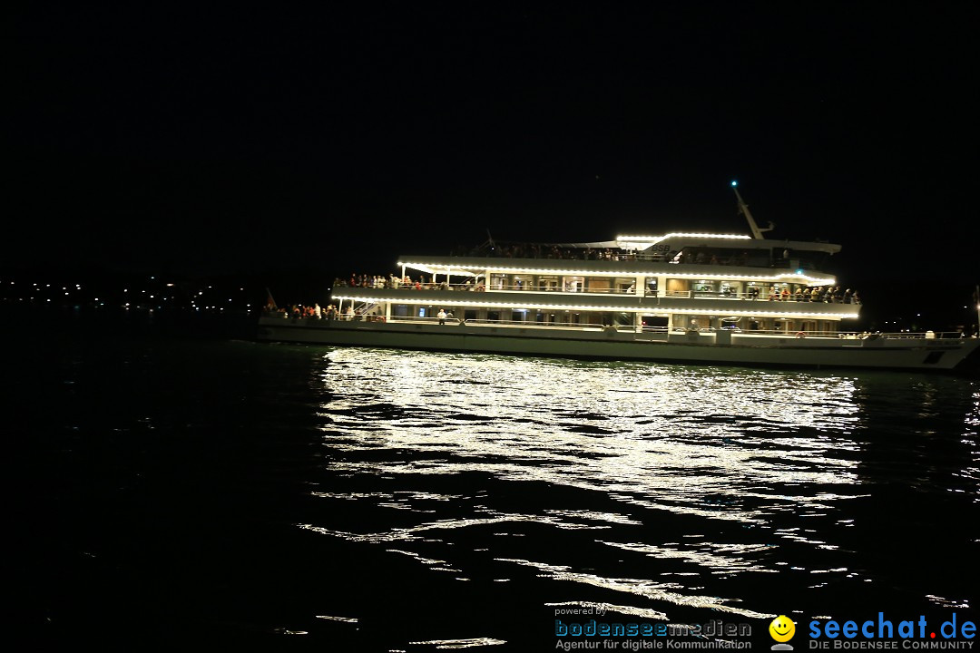 Konstanzer Seenachtfest mit Feuerwerk: Konstanz am Bodensee, 09.08.2014