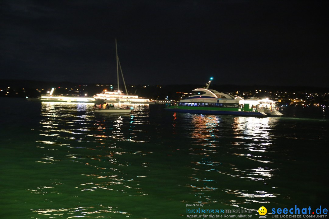 Konstanzer Seenachtfest mit Feuerwerk: Konstanz am Bodensee, 09.08.2014