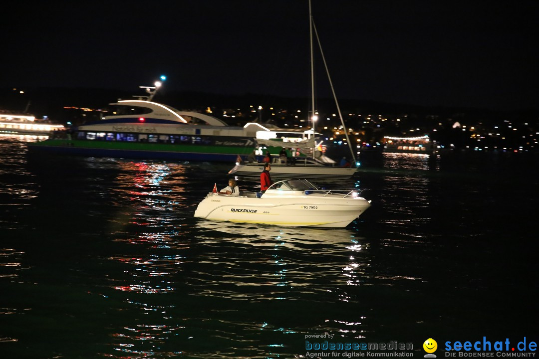 Konstanzer Seenachtfest mit Feuerwerk: Konstanz am Bodensee, 09.08.2014