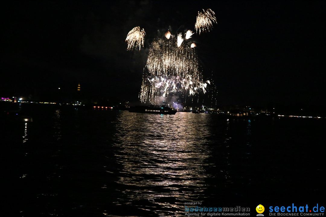 Konstanzer Seenachtfest mit Feuerwerk: Konstanz am Bodensee, 09.08.2014