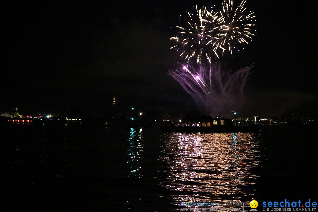 Konstanzer Seenachtfest mit Feuerwerk: Konstanz am Bodensee, 09.08.2014