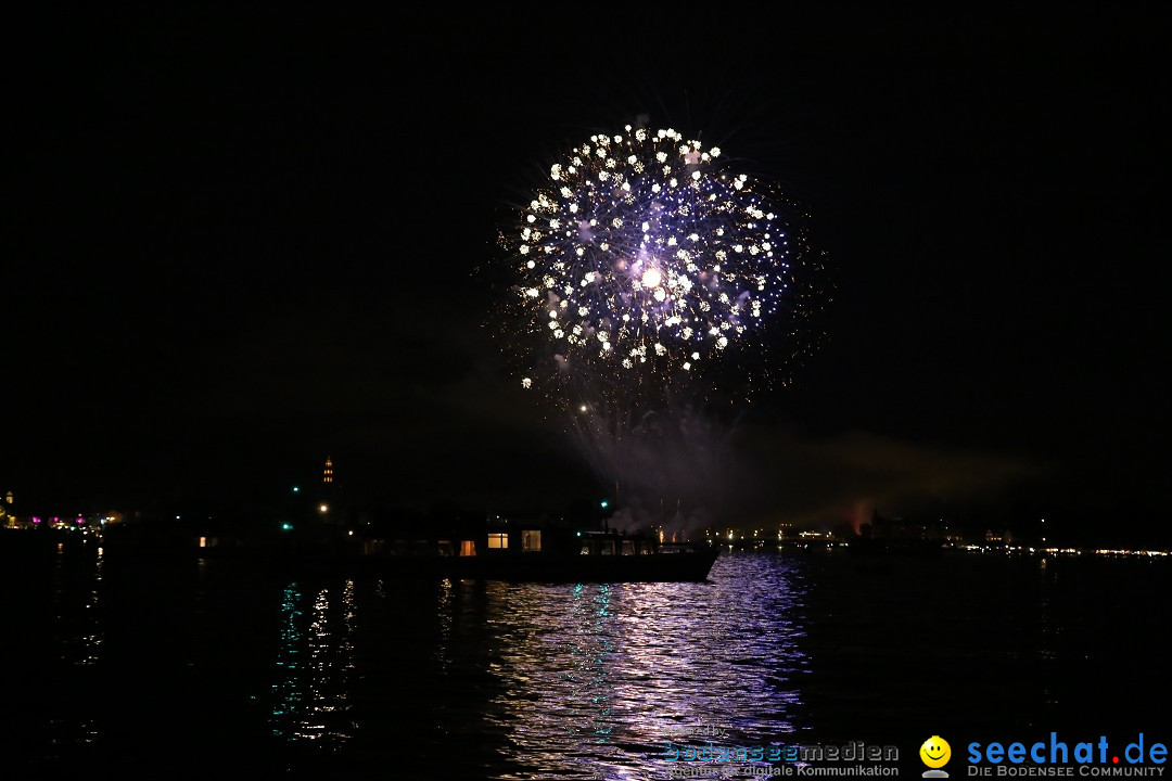 Konstanzer Seenachtfest mit Feuerwerk: Konstanz am Bodensee, 09.08.2014