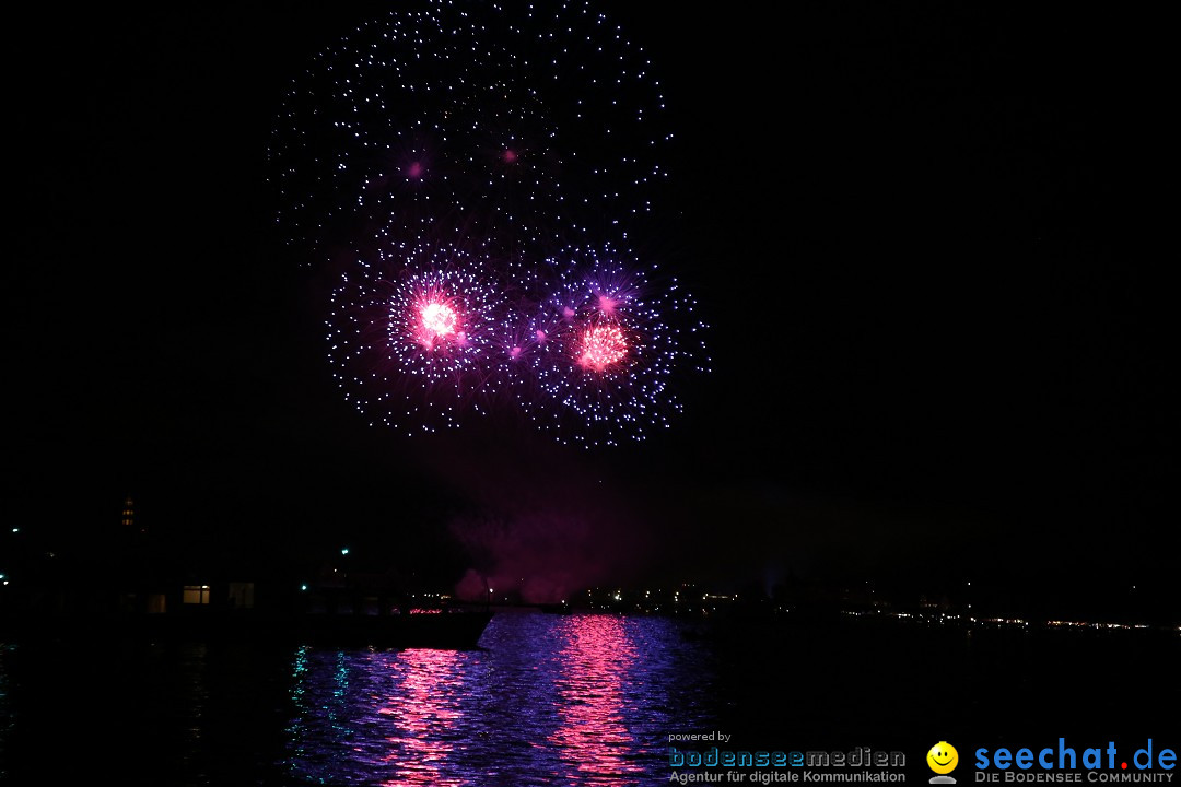 Konstanzer Seenachtfest mit Feuerwerk: Konstanz am Bodensee, 09.08.2014