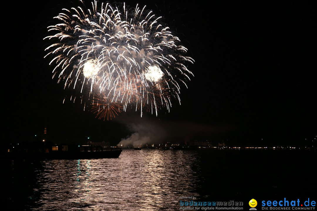 Konstanzer Seenachtfest mit Feuerwerk: Konstanz am Bodensee, 09.08.2014