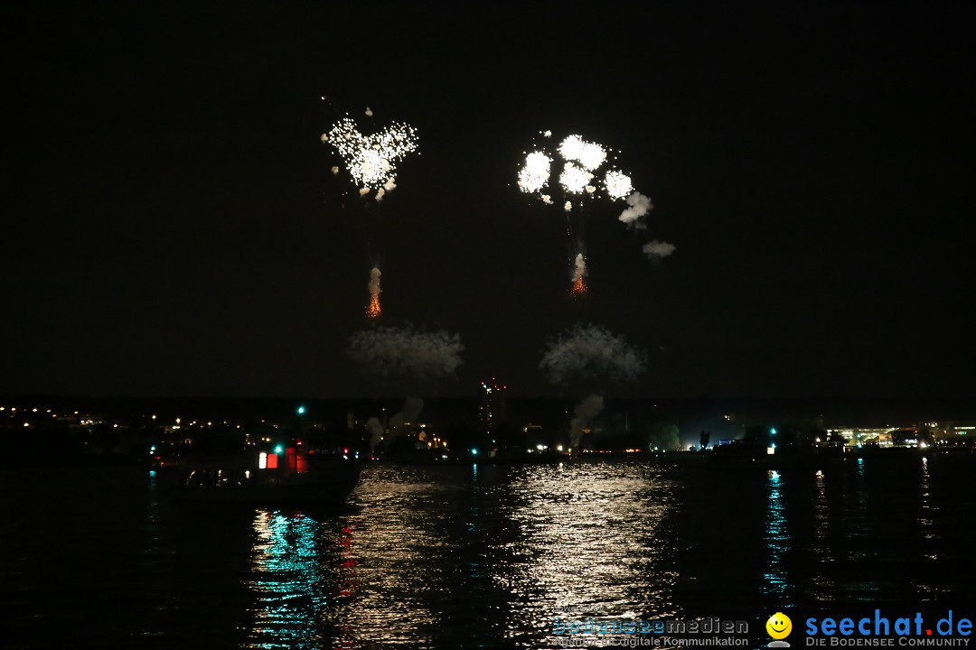 Konstanzer Seenachtfest mit Feuerwerk: Konstanz am Bodensee, 09.08.2014