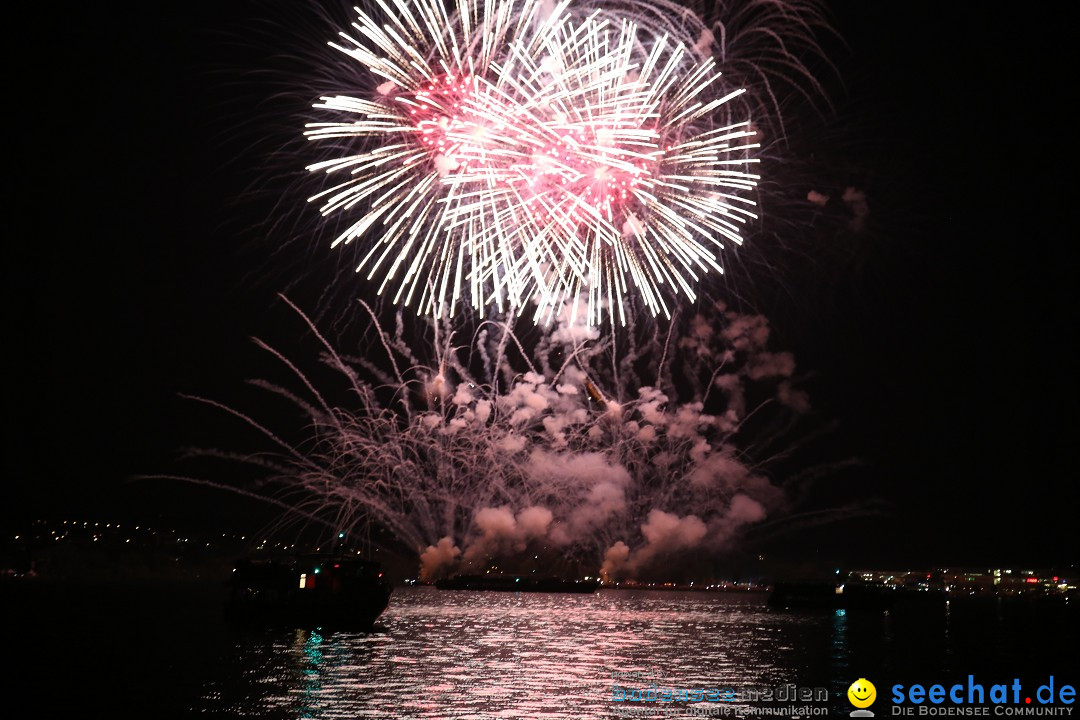 Konstanzer Seenachtfest mit Feuerwerk: Konstanz am Bodensee, 09.08.2014