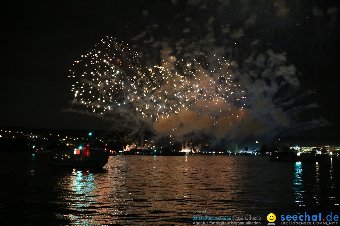 Konstanzer Seenachtfest mit Feuerwerk: Konstanz am Bodensee, 09.08.2014