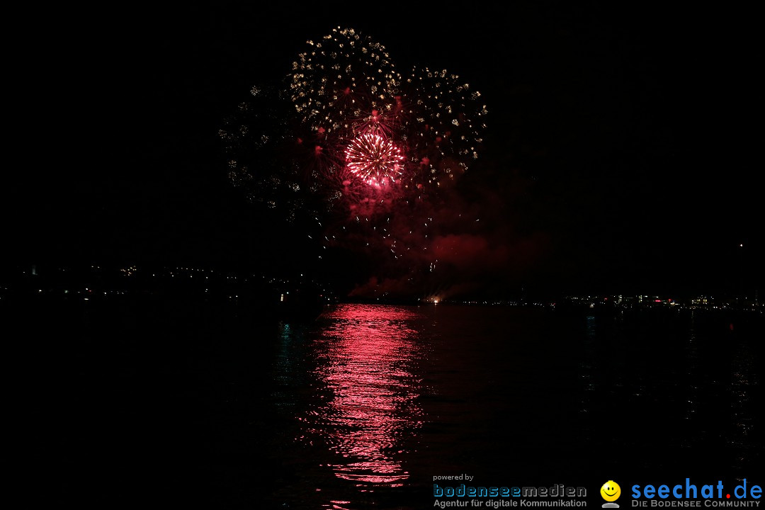 Konstanzer Seenachtfest mit Feuerwerk: Konstanz am Bodensee, 09.08.2014