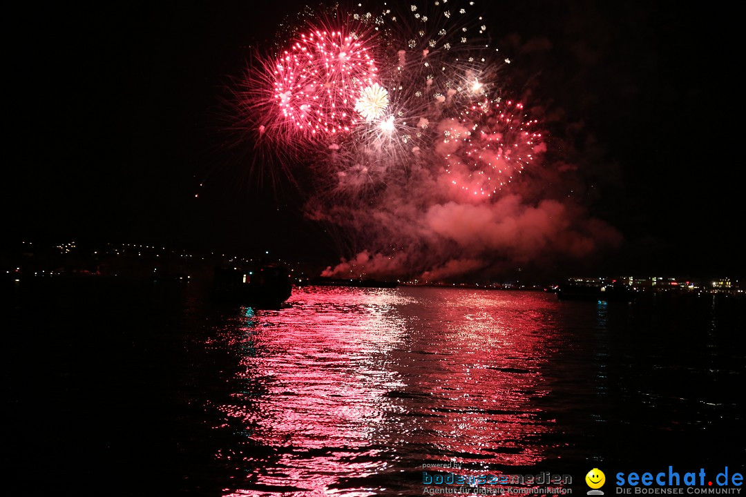 Konstanzer Seenachtfest mit Feuerwerk: Konstanz am Bodensee, 09.08.2014